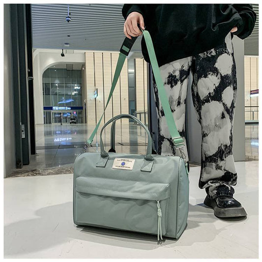 Sac de voyage unisexe en toile imperméable – Élégance urbaine et fonctionnalité moderne