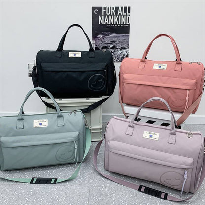 Sac de voyage unisexe en toile imperméable – Élégance urbaine et fonctionnalité moderne