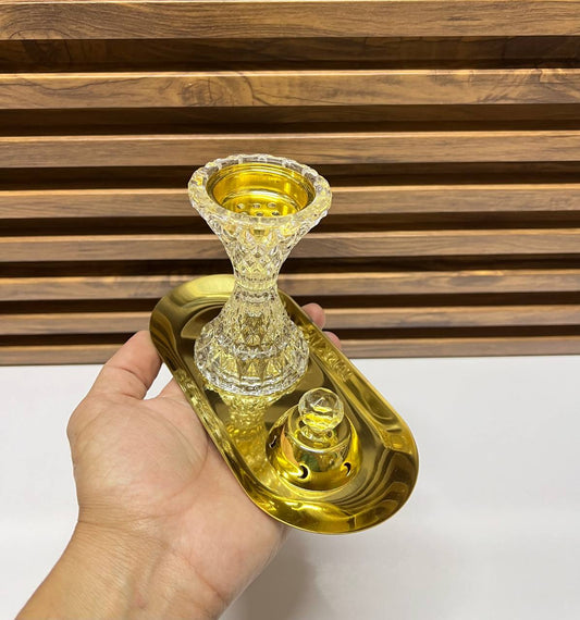 Brûleur d’Encens en Cristal – Élégance, Pureté et Sérénité