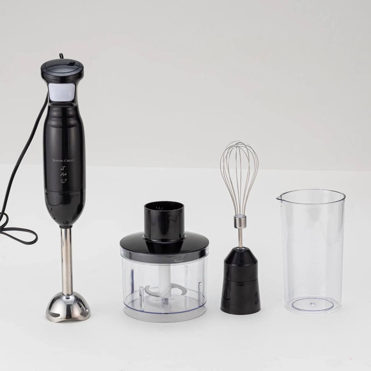 Mixeur Plongeant 4 en 1 Avec Socle En Inox Hand Mixer