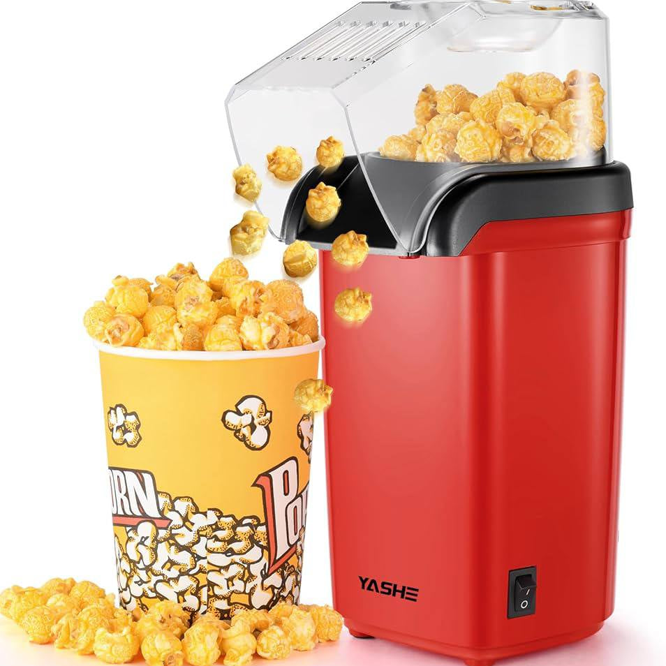 Machine à Pop-Corn Électrique 1200W – Appareil à Air Chaud Sans Huile