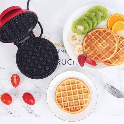 Mini Gaufrier Électrique Individuel – Appareil à Gaufres Rapide Antiadhésif