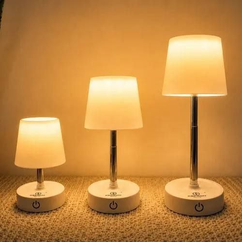 Lampe de Table LED Sans Fil Télescopique – Veilleuse Rechargeable Tactile