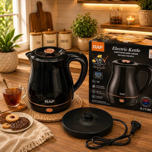 Bouilloire Électrique RAF 2.0L – Bouilloire Design Premium Rapide 1500W
