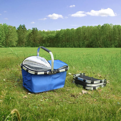 Panier de Pique-Nique Isotherme Pliable – Le Compagnon Idéal pour vos Sorties
