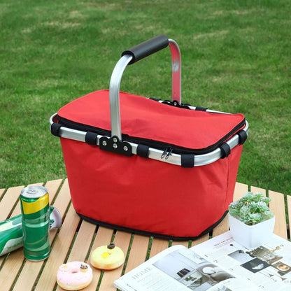 Panier de Pique-Nique Isotherme Pliable – Le Compagnon Idéal pour vos Sorties