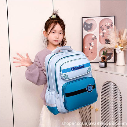Sac à Dos Scolaire Ergonomique – Cartable Étanche avec Bandes Réfléchissantes