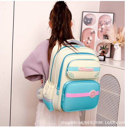 Sac à Dos Scolaire Ergonomique – Cartable Étanche avec Bandes Réfléchissantes
