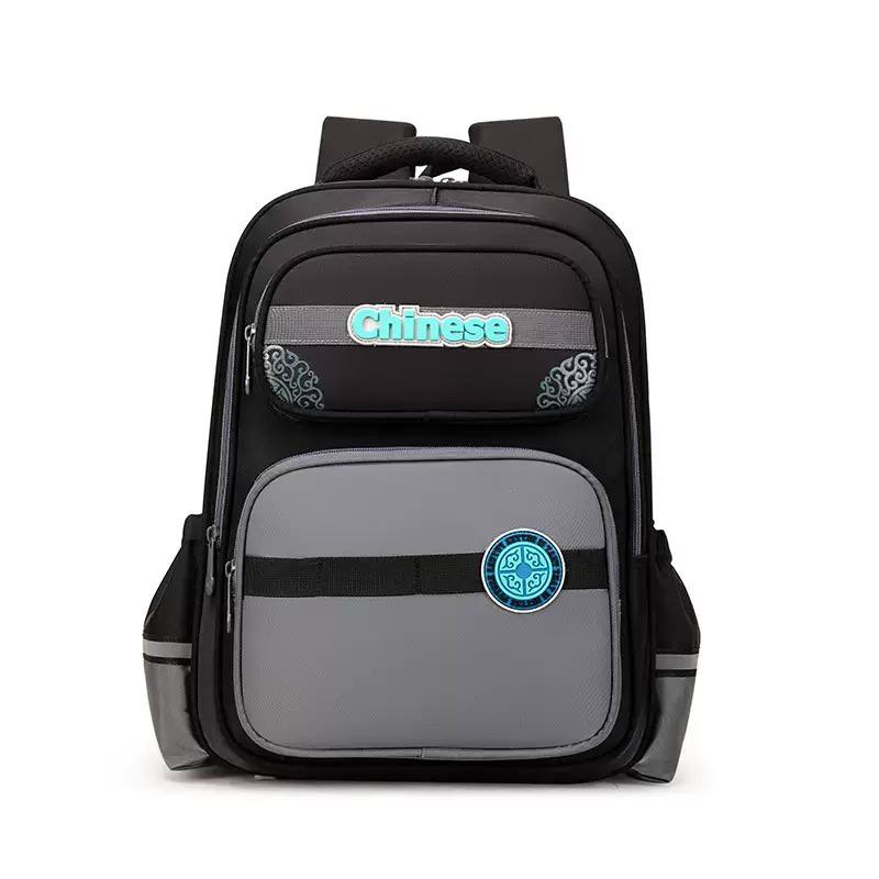 Sac à Dos Scolaire Ergonomique – Cartable Étanche avec Bandes Réfléchissantes