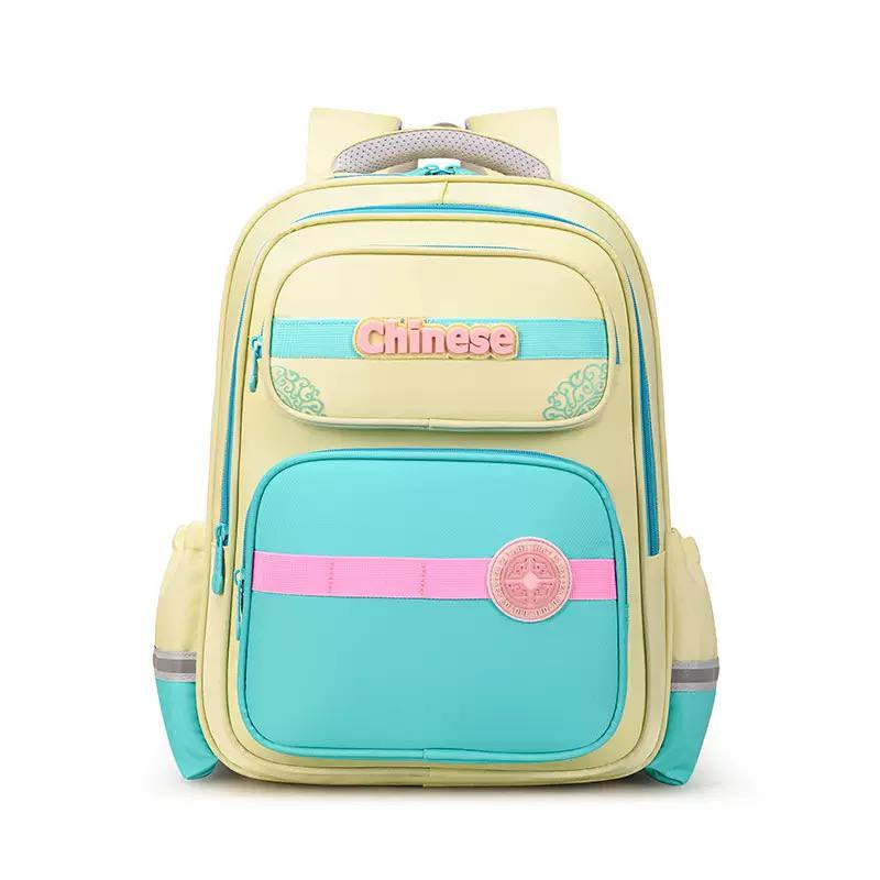 Sac à Dos Scolaire Ergonomique – Cartable Étanche avec Bandes Réfléchissantes