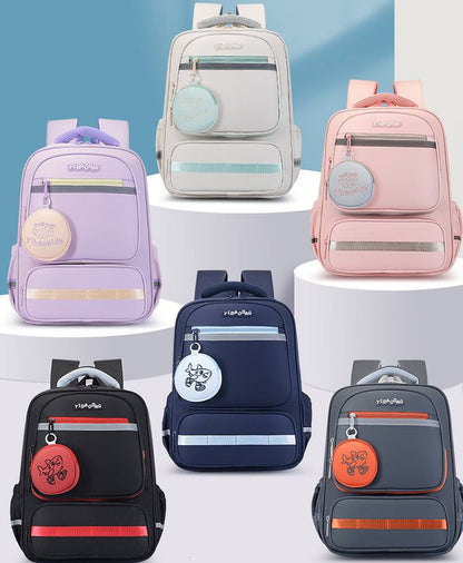 Sac à Dos Scolaire Orthopédique Ergononique – Cartable Étanche avec Mini Trousse