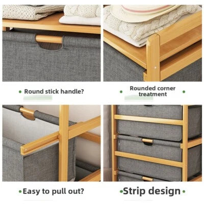 Armoire de Rangement Multifonction pour Salon, Chambre et Enfants