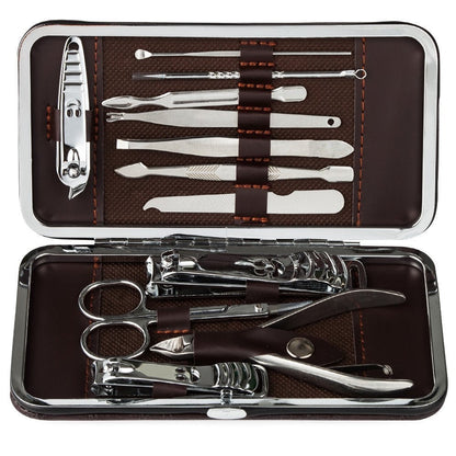 Set Manucure Pédicure 12 en 1 BinKe – Coupe-Ongles Inox