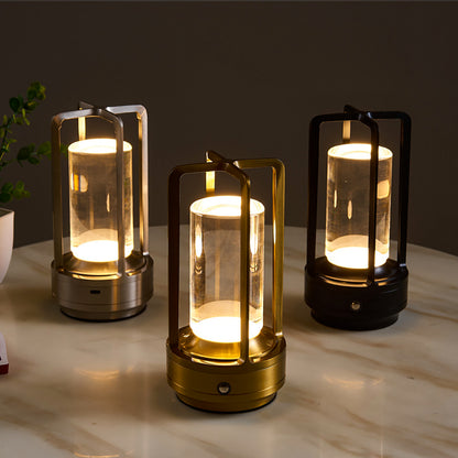 Lampe de Table LED Sans Fil : Style Industriel Haut de Gamme