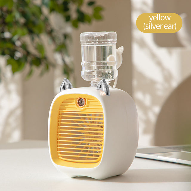 Mini ventilateur de climatiseur portable rechargeable