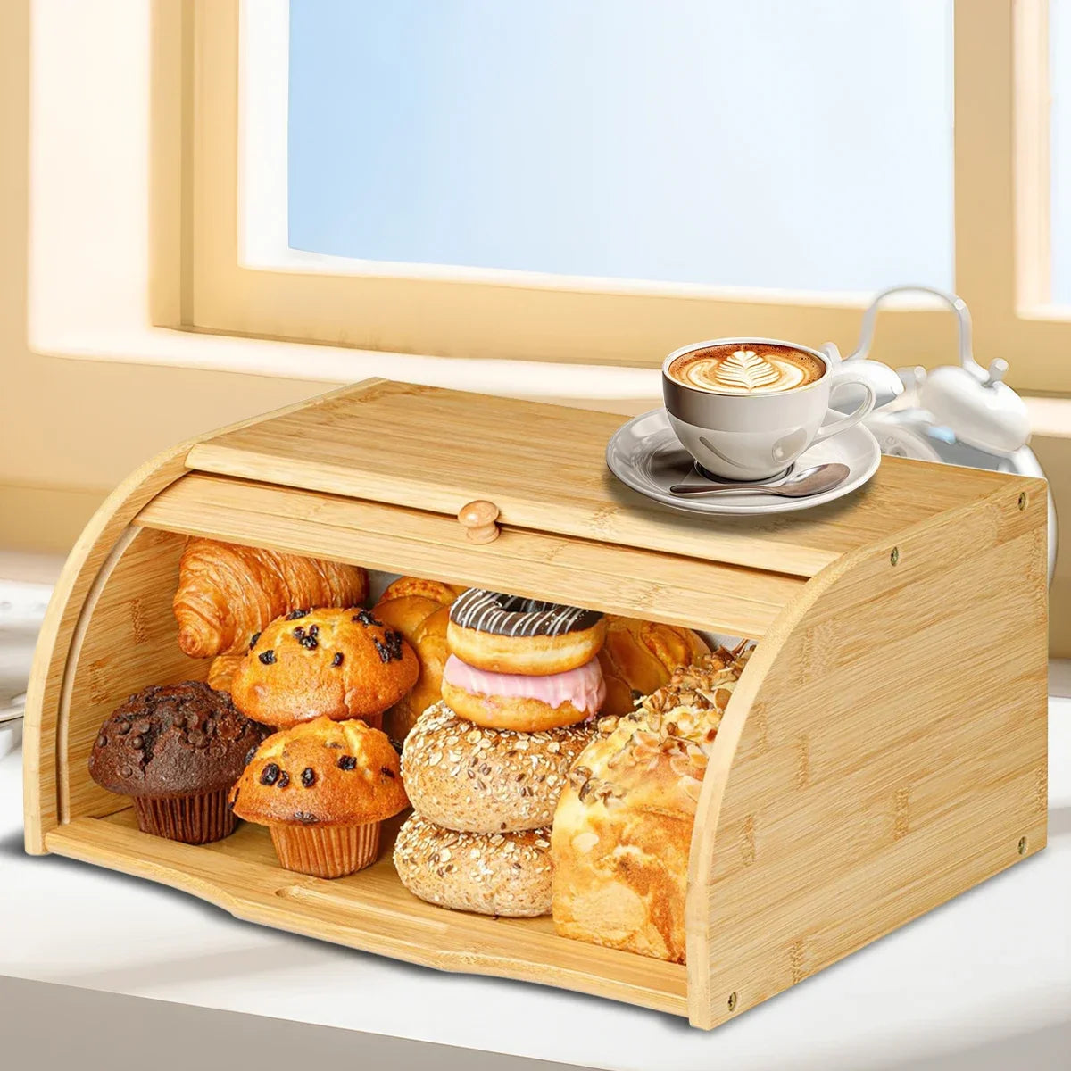Boîte à Pain en Bambou