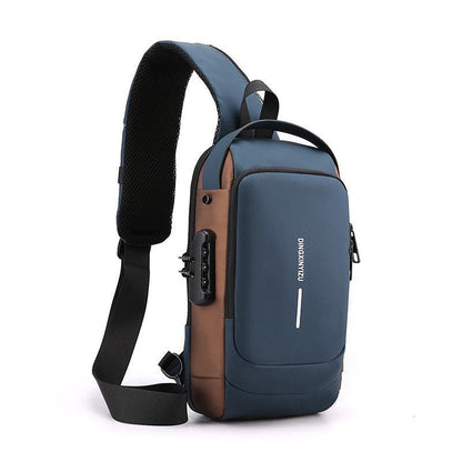 Sac Bandoulière Antivol  Élégance Fonctionnelle avec Port USB, Imperméabilité, et Style Résolument Moderne.