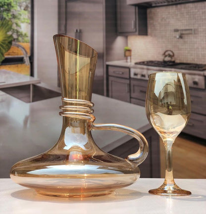 Ensemble d'Eau 7 pièces - Nuances Dorées