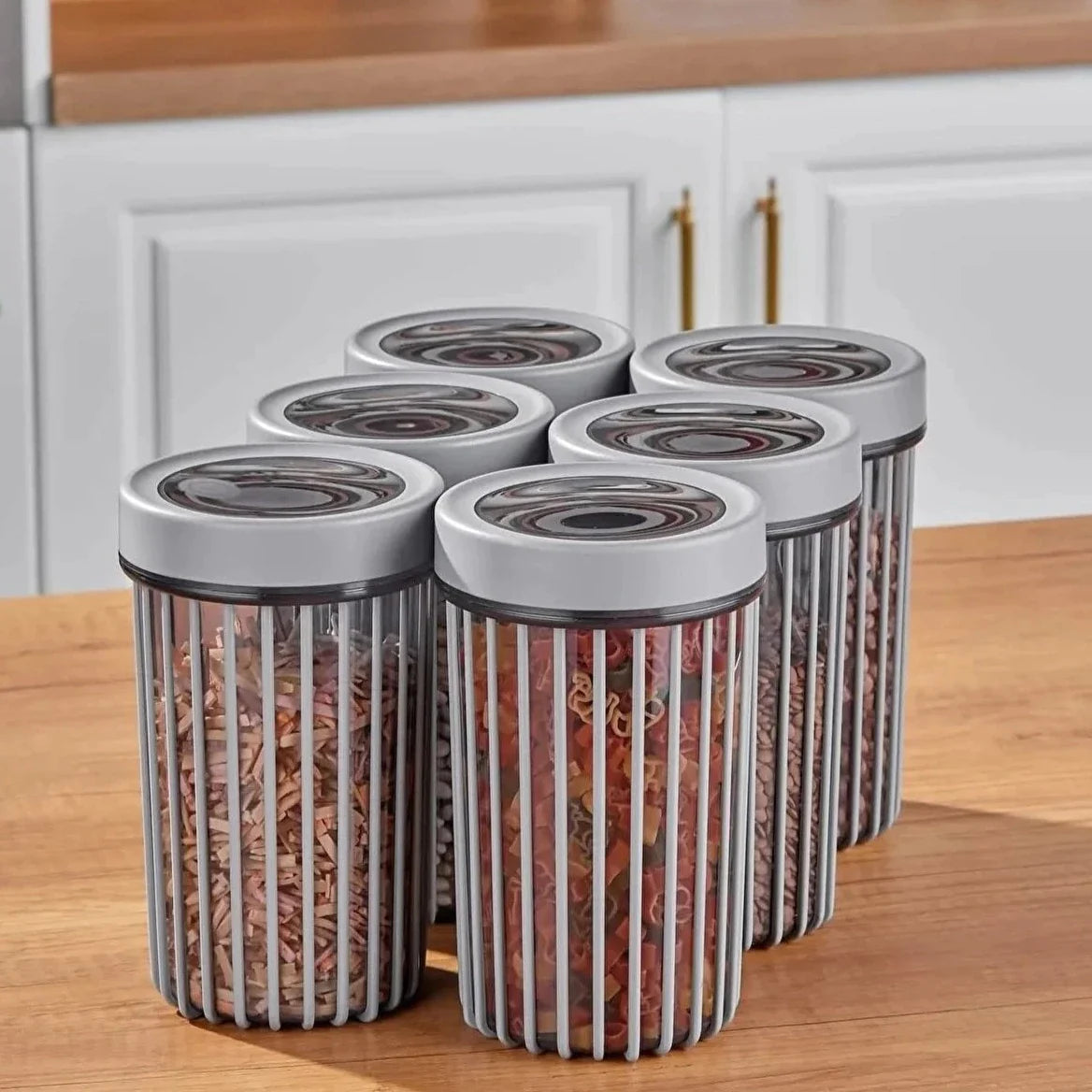 3 Boîte de rangement ronde pour cuisine