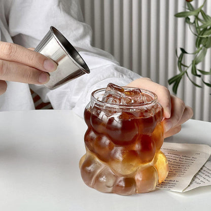 3 Tasse en Verre en Forme de Raisin pour une Dégustation Élégante