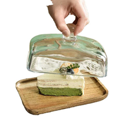 Plateau à Gâteau en Bois Présentez avec Élégance