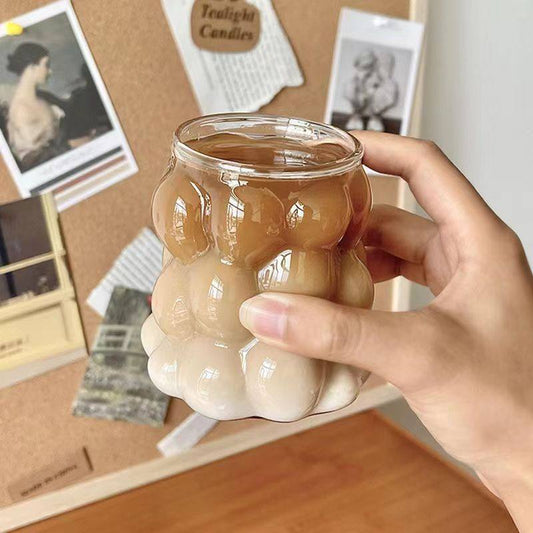 3 Tasse en Verre en Forme de Raisin pour une Dégustation Élégante