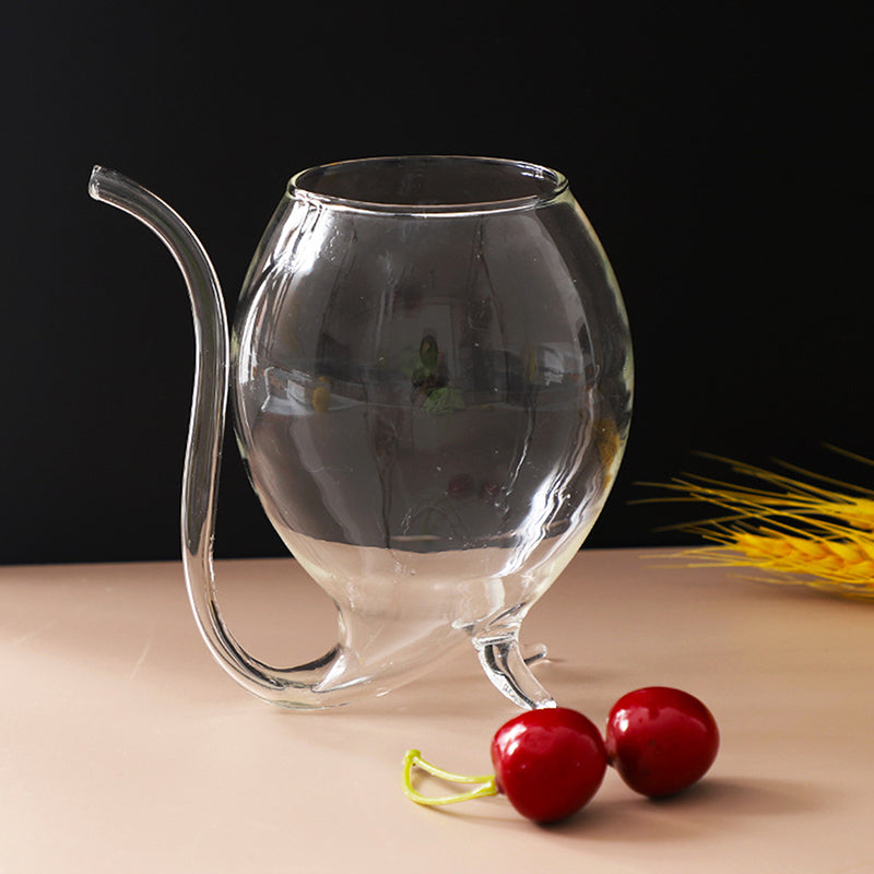 3 Tasse à Paille en Verre de 300ml