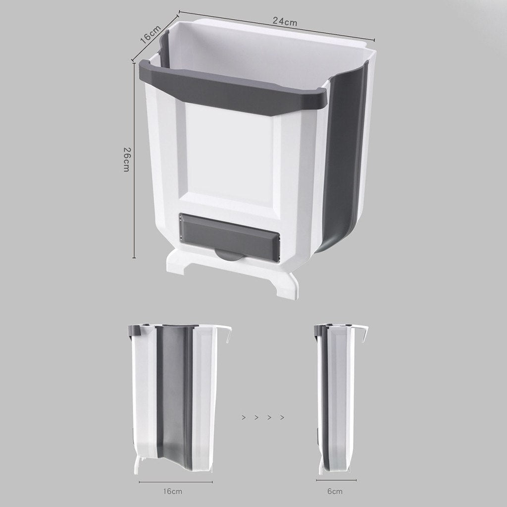 2 Poubelle Cuisine Pliable - Pratique Peu Encombrante  et Élégante