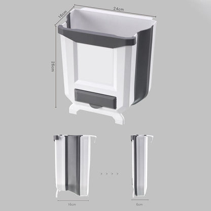 2 Poubelle Cuisine Pliable - Pratique Peu Encombrante  et Élégante