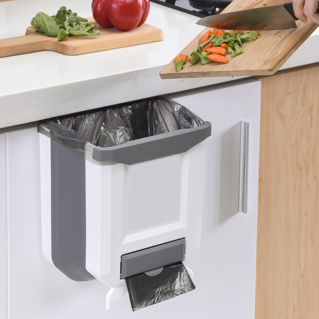 2 Poubelle Cuisine Pliable - Pratique Peu Encombrante  et Élégante